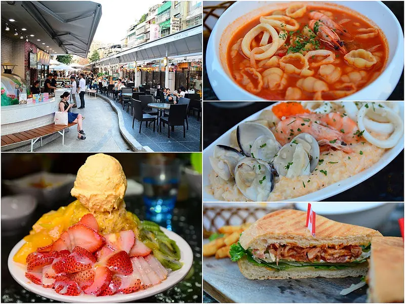 【台北│美食】師大夜市美食，露天聚餐空間猶如國外街頭，特推甜蜜蘋果披薩。阿諾碟子