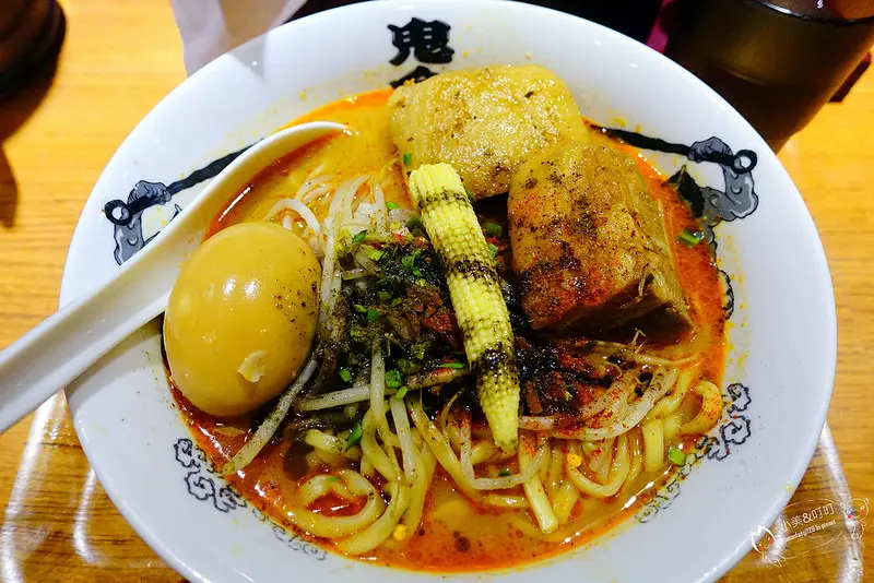 【中山拉麵】鬼金棒辣麻味噌拉麵，來自日本東京重口味濃郁拉麵！又辣又麻讓你回味無窮/捷運中山站/南西商圈