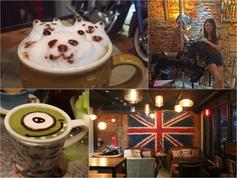 信義區美食▌隱藏版3D立體拉花，「姊紋given CAFE HOUSE」低調神祕英倫風，每個細節都有小驚喜(捷運市政府站、咖啡拉花)