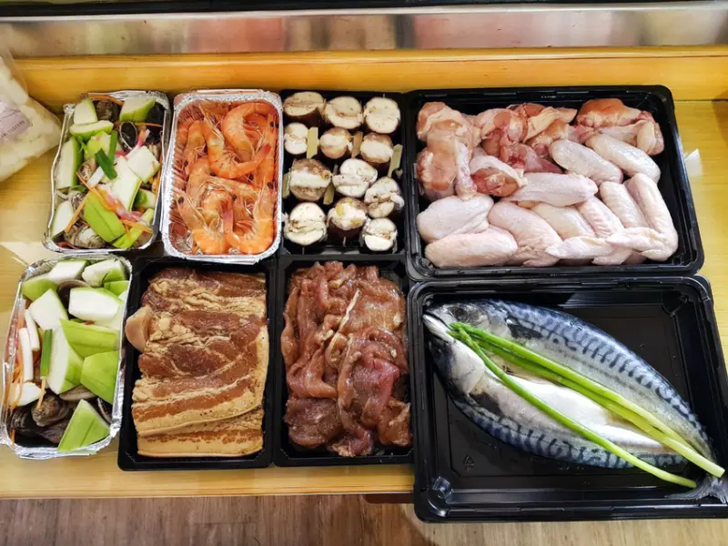 【台南中秋烤肉】小椿食堂｜4~5人份中秋烤肉宅配套餐｜9/6前預訂送和風醬一瓶｜自取可得芋頭壽司一份