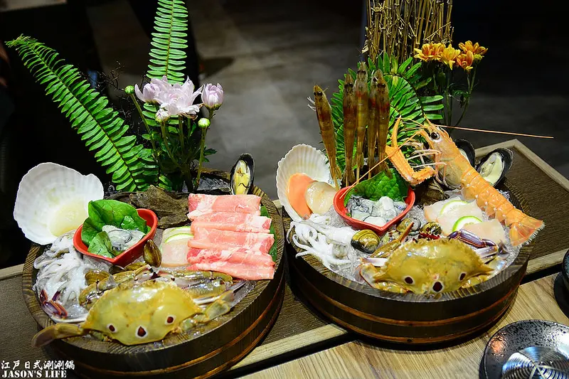 【宜蘭│美食】礁溪美食，大海一次裝進肚子裡，當令食材吃得新鮮，還可溫泉泡腳咬腳皮。江戶日式涮涮鍋