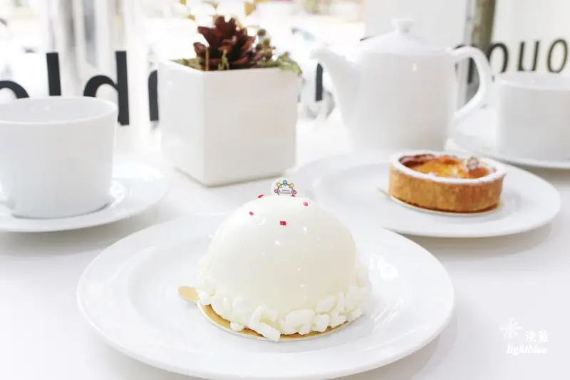 [ 板橋府中站美食 ] 淺藍 × Jouons Ensemble Pâtisserie 稻町森法式甜點舖～香酥千層派，甜點名字跟樣子一樣可愛