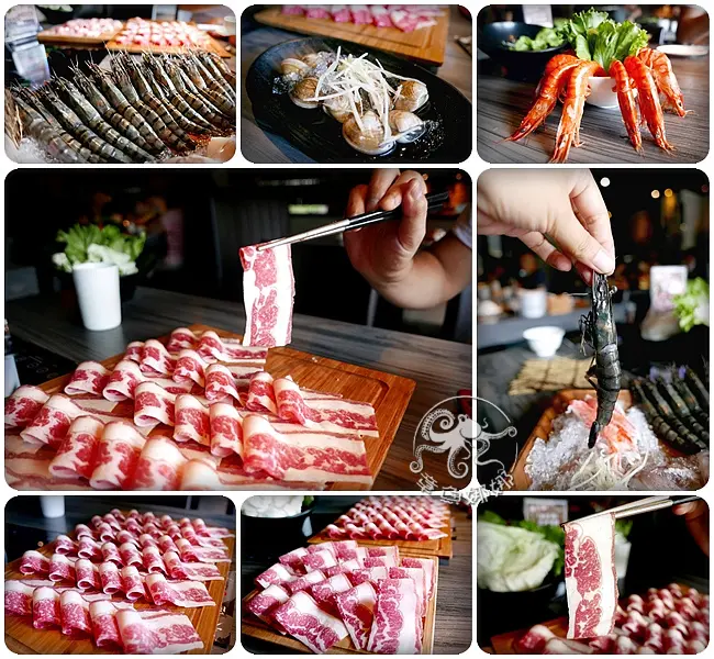 萬華火鍋，有夠蝦！【方圓涮涮鍋】船釣野生海鮮鍋$460元，滿滿一船海鮮加肉片！讓你吃蝦，吃到不要不要的！