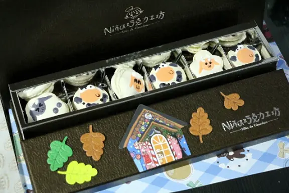 【羽諾宅配試吃】妮娜巧克力工坊●草原系列牛羊造型馬卡龍●最佳伴手禮●食尚玩家推薦