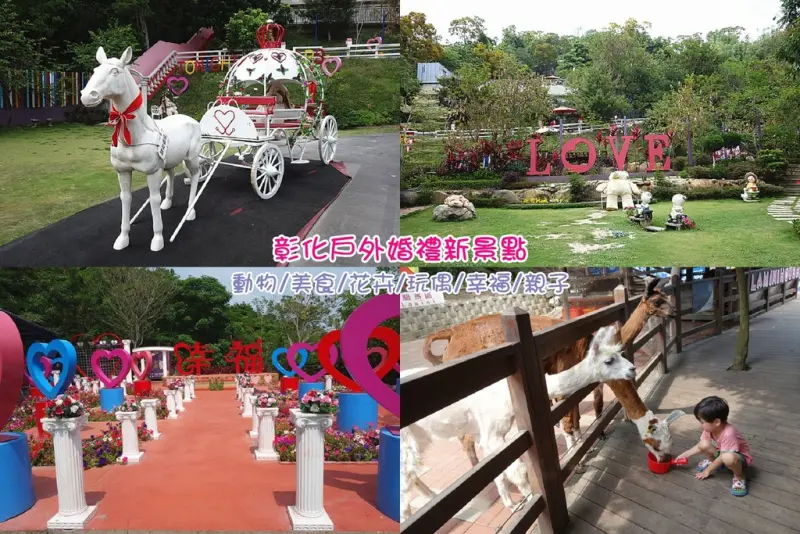 【彰化景點/景觀農場】今夜星辰休閒農場；最新戶外婚禮廣場推薦！情侶放閃新景點！超浪漫戶外婚禮場景，可愛動物大集合，親手餵食草泥馬。