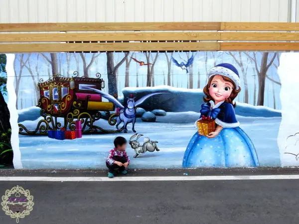 2015.02.23 -【高雄】仁武後安彩繪巷　一起來Let It Go～還是要當海賊王呢？或者跟海棉寶寶一起暢遊海底世界也可以喲❤