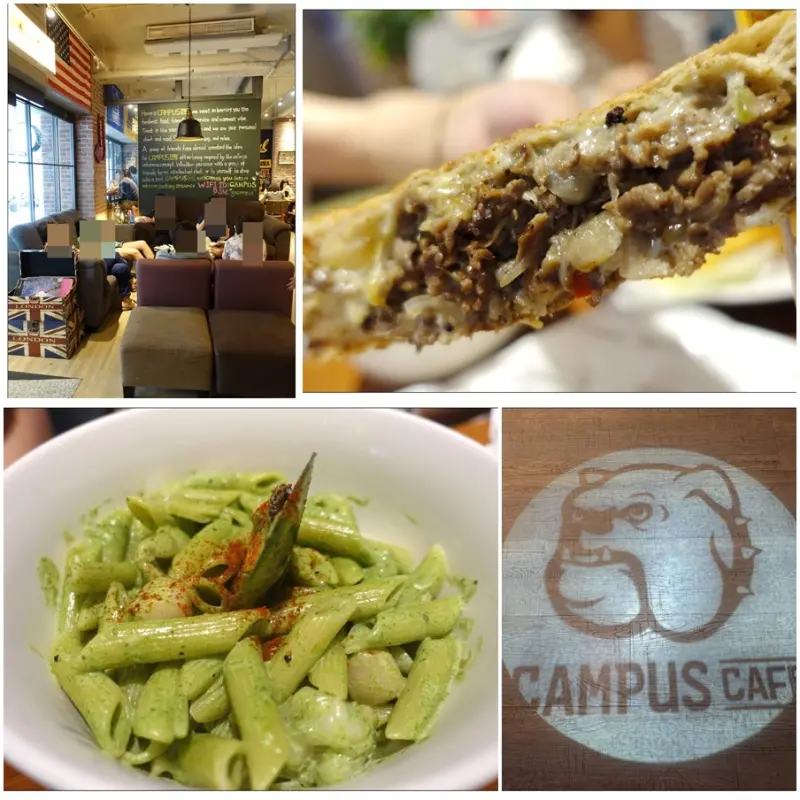 【台北大安區】★Campus cafe(忠孝店)★美式學院風格．木碗沙拉．早午餐．超好吃費城起司牛肉帕尼尼推薦必點!捷運忠孝復興站美食