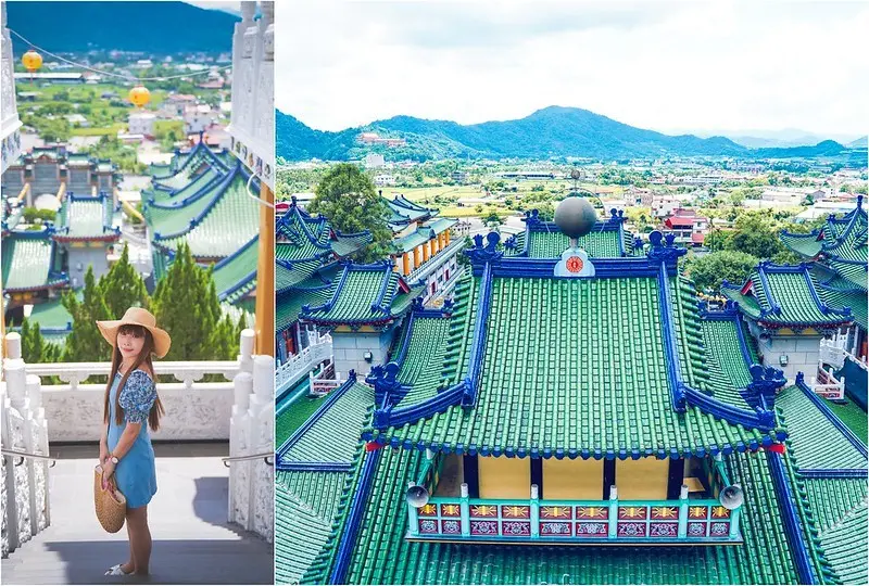 【南投埔里│景點】寶湖宮天地堂地母廟。超壯麗青瓦廟宇，登頂遼望埔里市景山景，IG熱門廟宇打卡地點