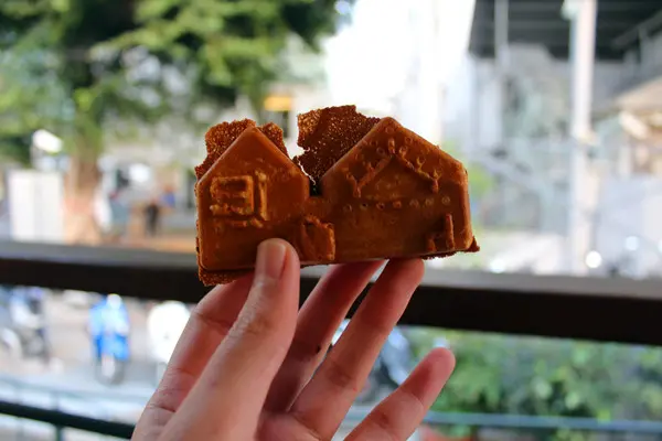 [台南]藍晒圖變成雞蛋糕了？？？佳佳西市場雞蛋糕