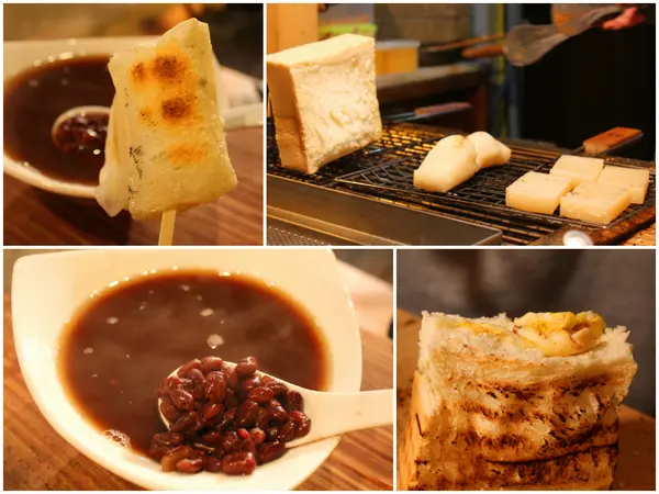 [台南]宵夜場紅豆湯X烤麻吉=冬天裡的大滿足 吐司袋袋