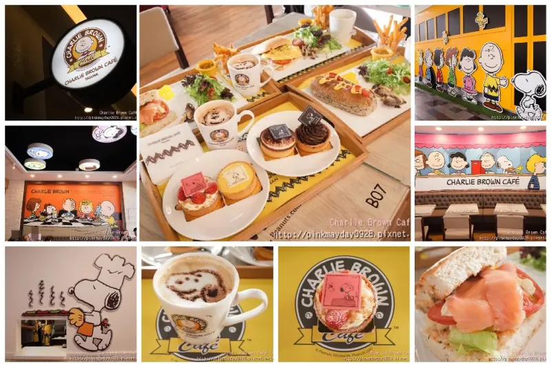 ✿高雄✿ 眾所矚目的史努比餐廳來啦~分享多款餐點內容 光是店面外觀就吸睛度十足 ➜ Charlie Brown Café Taiwan查理布朗咖啡