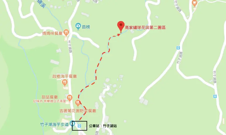 台北市-北投區-竹子湖-高家繡球花園二園區+大梯田+財福繡球花園+名廚+高家繡球花園一園區