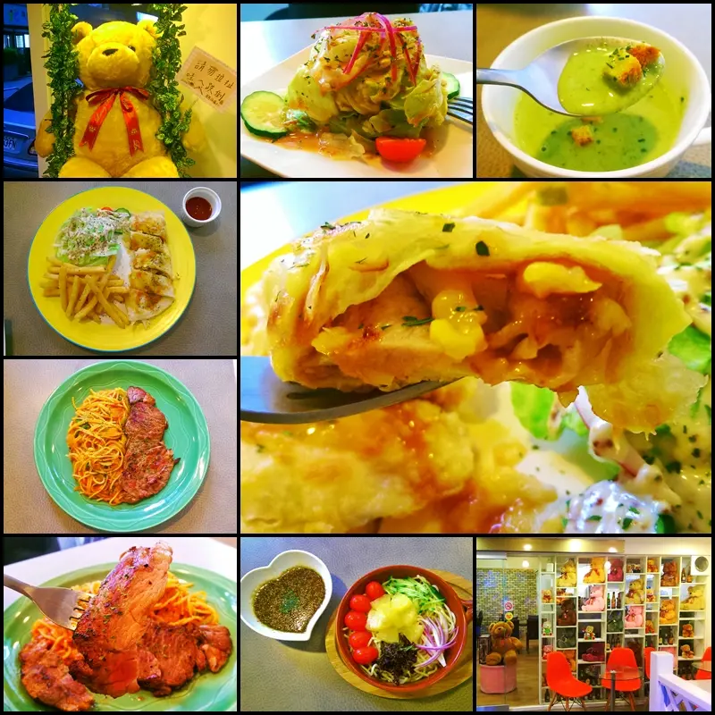 『捷運信義安和站』小熊義廚房-多層次醬汁、義大利麵/飯、手工蛋餅、到處都熊、巷弄美食