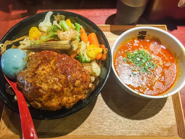 鬼金棒沾麵二訪 - 萬聖節限定之南瓜漢堡排沾麵