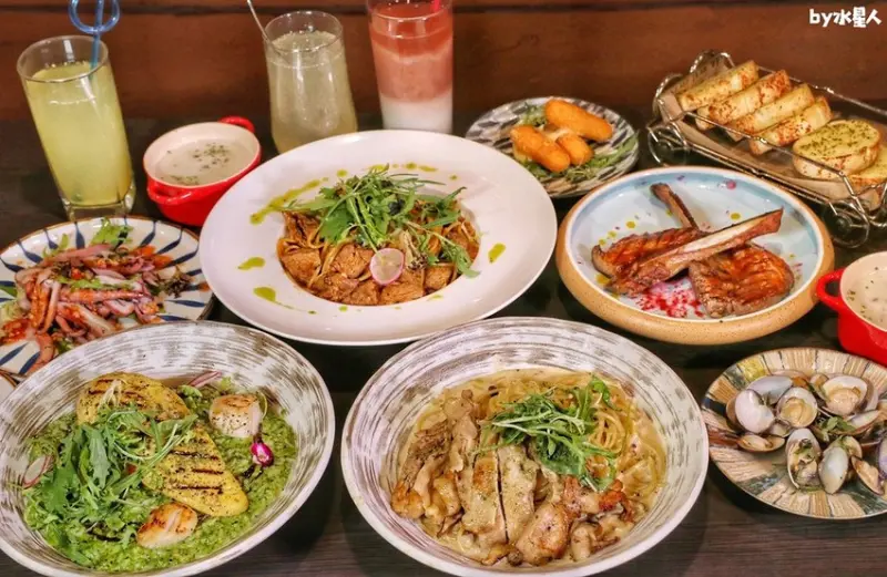  網評大份量高CP值義大利麵！菲力牛、北海道大干貝霸氣給料，平價220元起還附紅綠茶