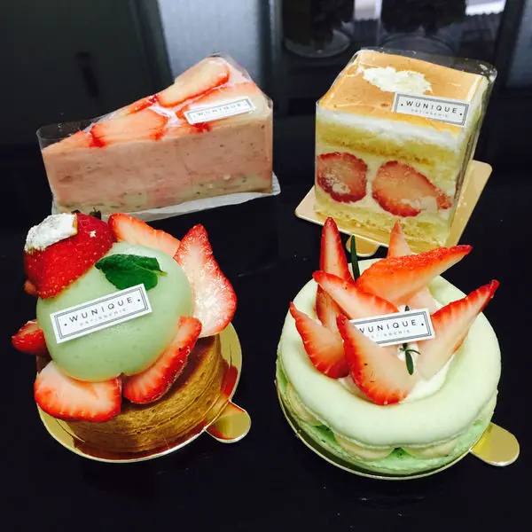 [台北大安美食]WUnique Pâtisserie法式手工甜點 限量草莓組合蛋糕 神秘草莓蛋糕