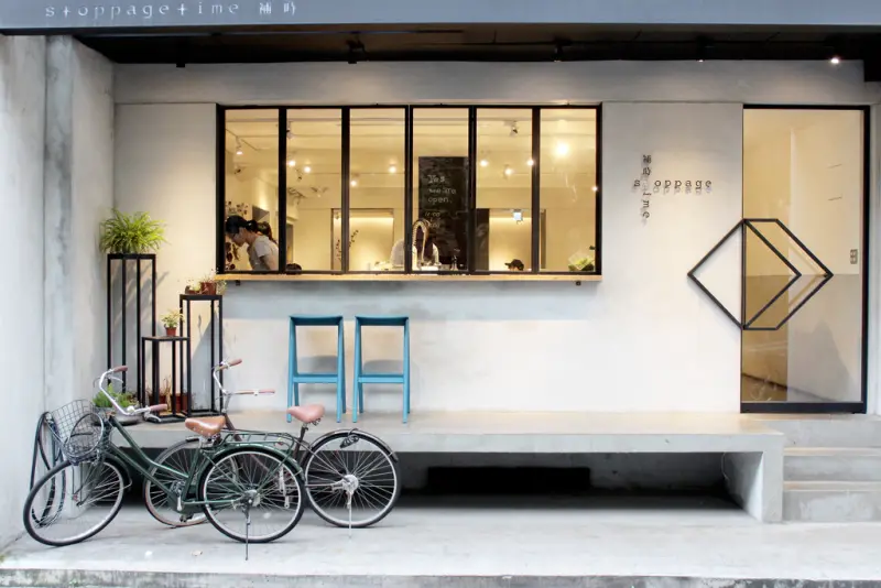 【男子吃吧】Stoppage Time 補時二訪，科技大樓站公園旁的開放空間咖啡廳，台北大安區/台北下午茶