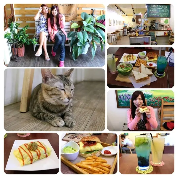 【桃園美食】DeMo House桃園寵物友善美式早午餐廳~坐在這享受美好的晨光午後，享用美食和玩貓咪，這樣悠閒的節奏還真不賴              