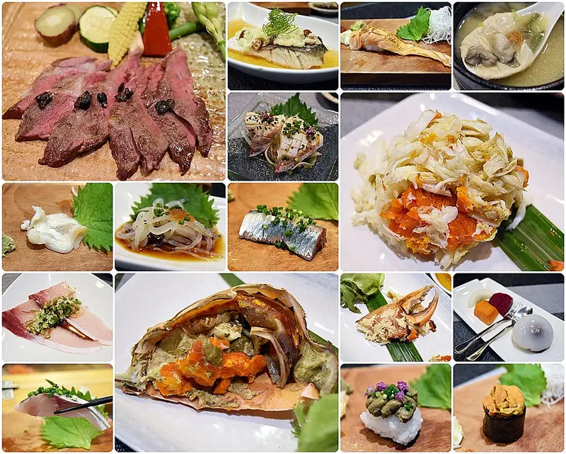 台中必吃日式料理。椿SAWA四訪。高CP值秋蟹套餐搭配各種稀有海味超豐盛。秋季限定一年只賣一個月要提早預約才吃的到