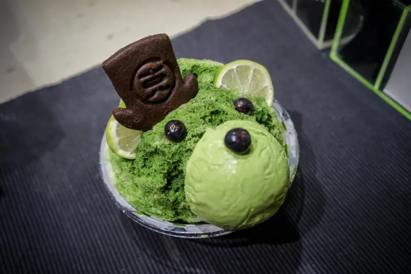 『108 Matcha Saro 抹茶茶廊 X魔王』台北大同區 是熊熊耶！ 夏季限定熊伯爵刨冰 吸睛透心涼 禮盒/大判燒/冰品  捷運台北車站『內文有店家資訊』