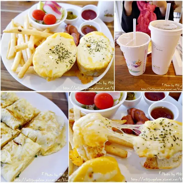 ♥♥♥『台中。食』聯合國早餐店，今天想吃哪一國餐？【西屯。馬賽克廚房。早午餐】