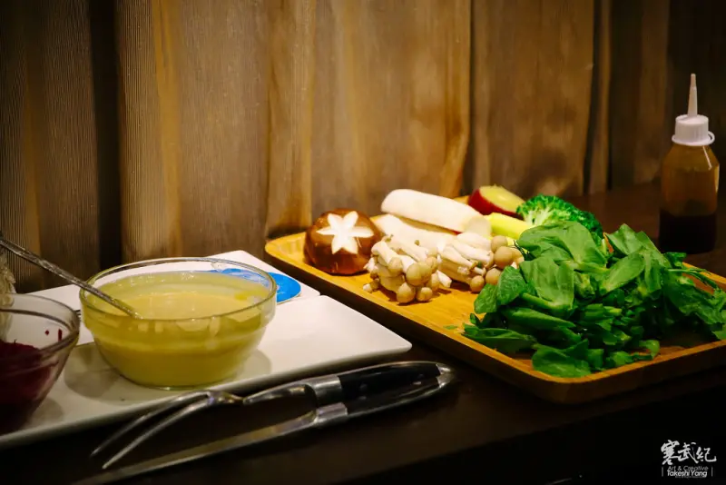 【中肯‧食記】捷運中山國小‧江雁塘新時尚鐵板燒-二訪｜紅白酒理性無限暢飲‧獨創鐵板精進蔬食料理！