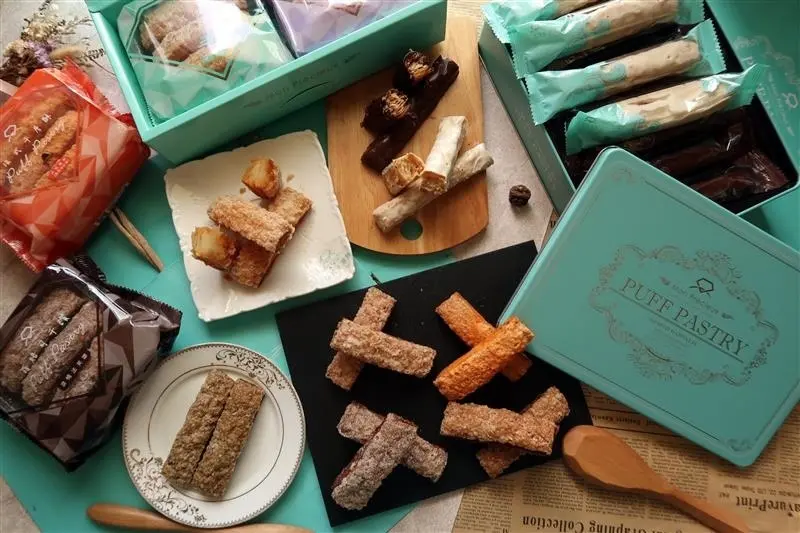 萌焙司法式千層酥 團購伴手禮中秋新口味 濃情法芙娜巧克力 玉露抹茶層層酥脆~