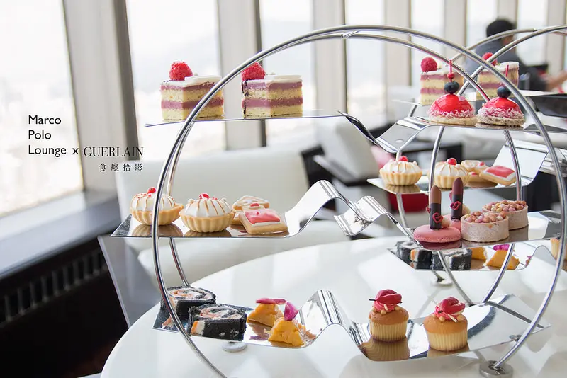 [食癮-下午茶]馬可波羅酒廊MP LOUNGEx嬌蘭小黑裙香氛彩妝下午茶-與台北101共度一場夢幻的浪漫午茶。香格里拉遠東國際大飯店/台北市大安區/捷運六張犁/信義安和站