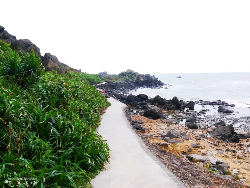 【新北-石門區】麟山鼻遊憩區奇特的風稜石景觀