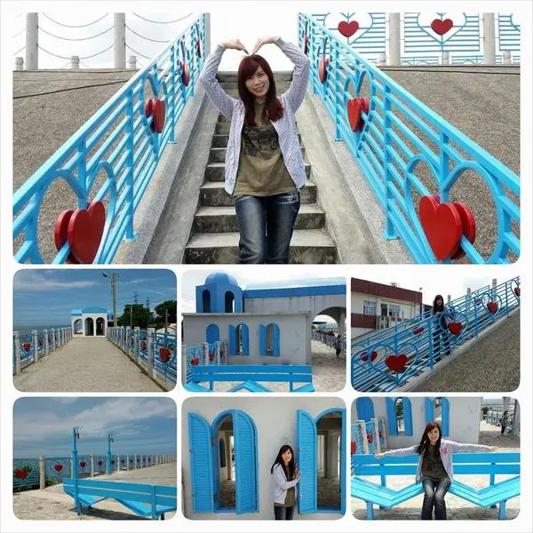 【台中景點】地中海風情畫裡的希臘小漁村~台中龍井麗水漁港        
      