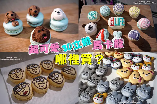 超可愛3D立體馬卡龍；柯P馬卡龍去哪兒買呢？