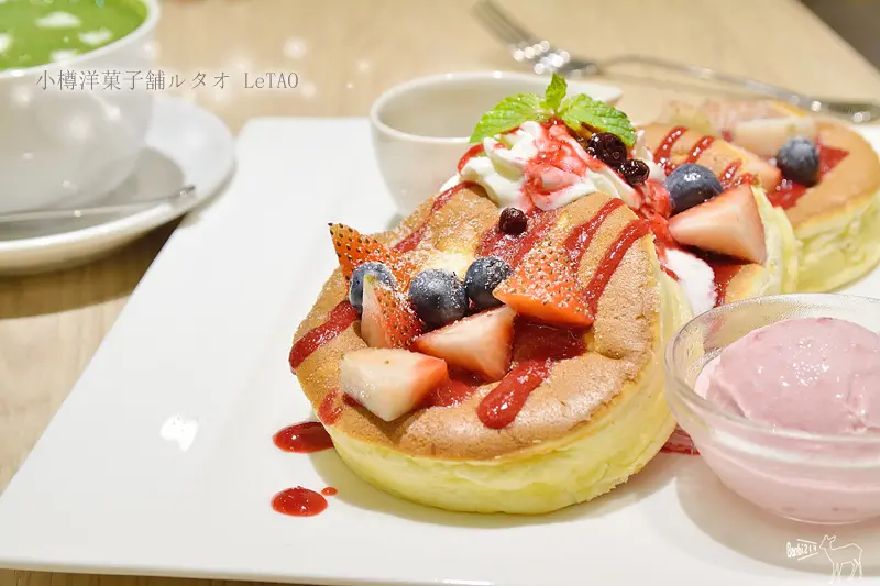 北海道小樽LeTAO咖啡館:粉雪二店