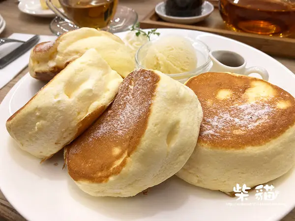 【台北】吸飽空氣的鬆軟粉雪鬆餅:::柴貓IN【letao小樽洋菓子舖】
