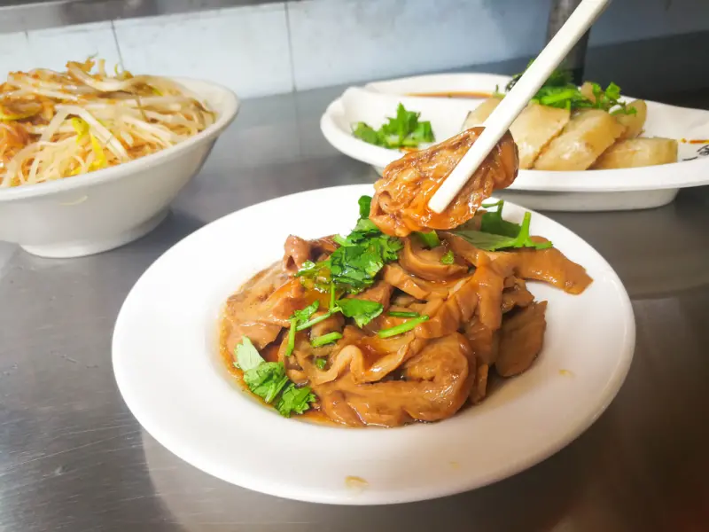 (雙連捷運站)雙連文記花枝羹,雙連站小吃,魯大腸入味好吃