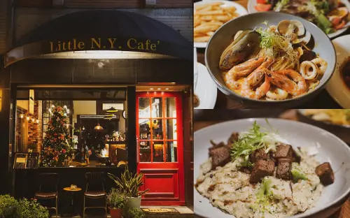 【台中西屯】小紐約Little New York Cafe│異國風特色餐館，義麵燉飯份量超值，近米平方商圈(附菜單)
