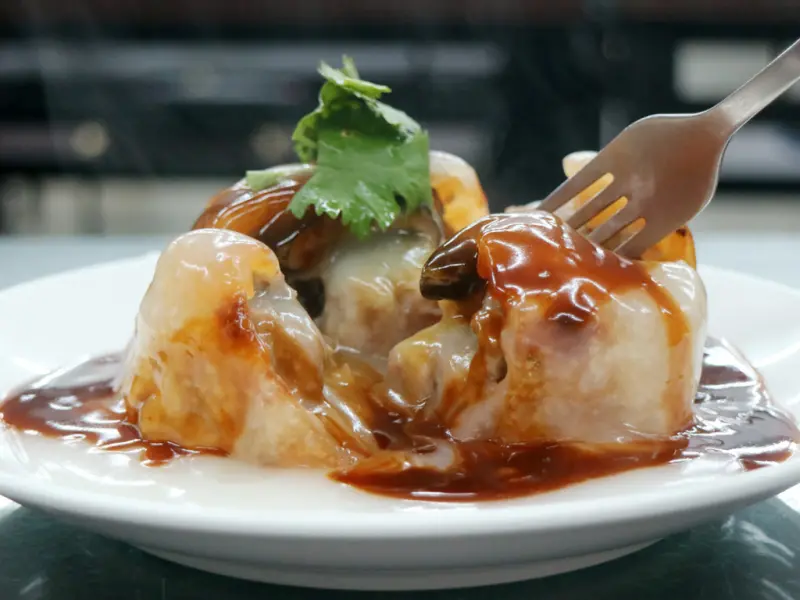 【嘉義布袋】黑皮酥皮肉圓專賣店。全台最大巨無霸海鮮肉圓 宅配 伴手禮