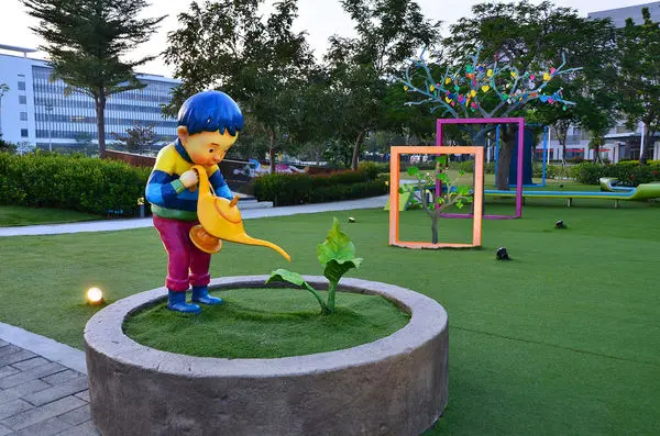 【台南新市區】『南科幾米公園』～充滿歡笑及希望的親子嬉遊小園地