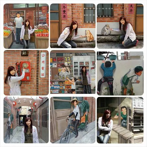 【台中景點】復古意味~沙鹿美仁里彩繪藝術巷        
      