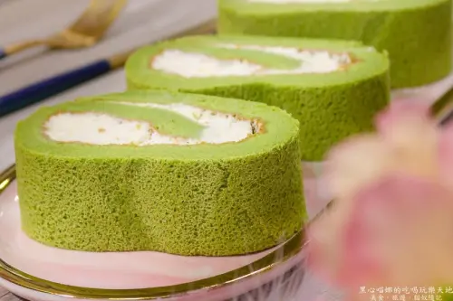 稻香緣手工蛋糕︱抹茶十勝生乳捲　北海道十勝生乳與抹茶的圓舞曲，防疫在家的甜蜜精緻小確幸！