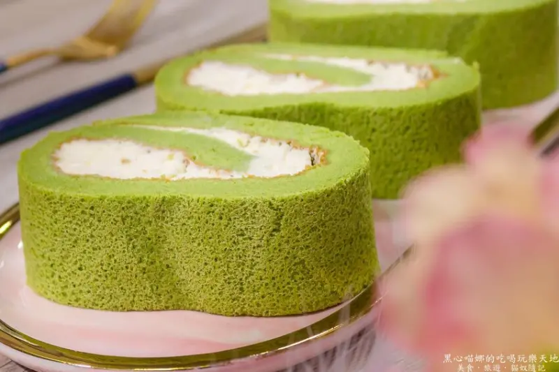 稻香緣手工蛋糕︱抹茶十勝生乳捲　北海道十勝生乳與抹茶的圓舞曲，防疫在家的甜蜜精緻小確幸！