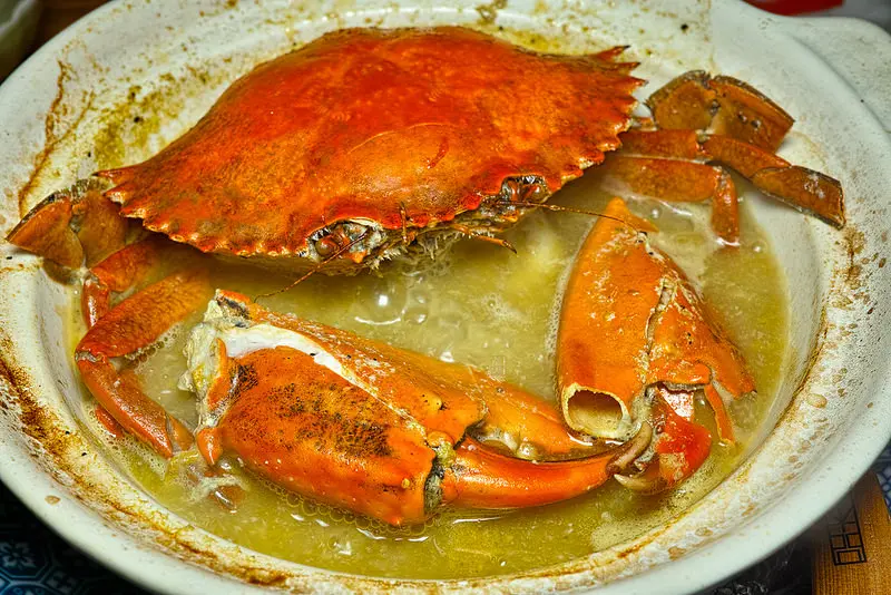 台北 市民大道 好吃的奶油螃蟹,吃完煮粥更棒!! 川賀 燒烤居酒屋-市民店