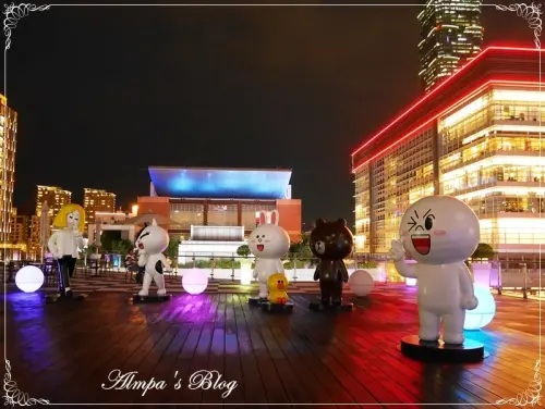 2015/05/27 LINE Friends 一起看夜景！悠閒愜意的空中秘境- Trine & Zen 崔妮傑恩 微風松高天際花園