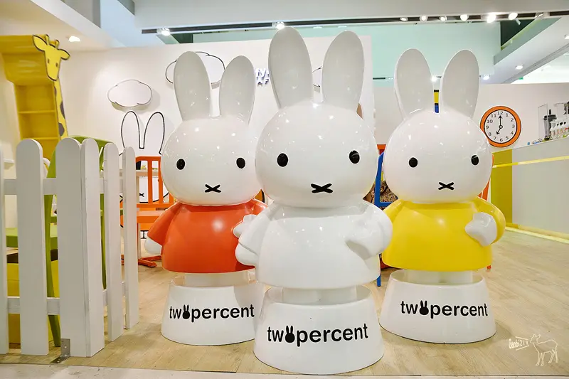 米菲兔主題咖啡館:miffy x 2% CAFE