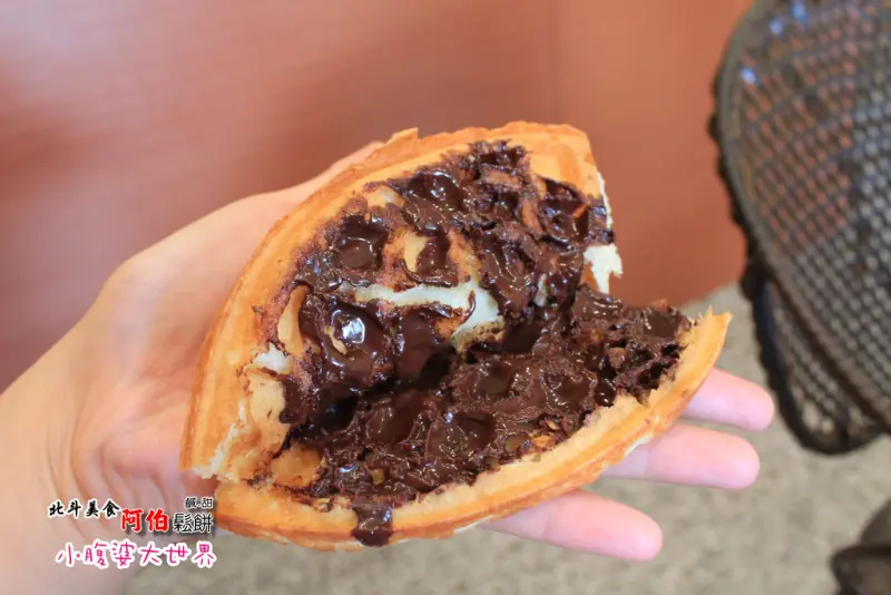 【北斗美食】阿伯鬆餅，北中旁邊的可愛鬆餅攤（營業時間06:00~09:00）