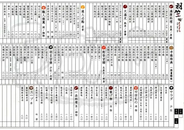 【台中西區超人氣丼飯推薦】羽笠食事處菜單價位大公開！超華麗手作丼飯來襲～台中精誠路美食小吃旅遊景點推薦。