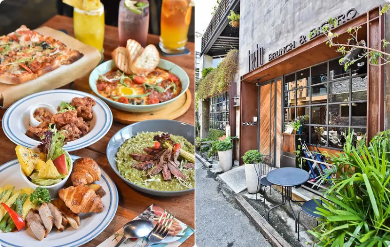 台中森林系餐廳，義大利街頭披薩、西班牙傳統市場早餐。不限時、有插座、免服務費