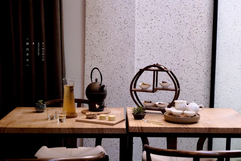 台北 開門茶堂，今日暫時與咖啡館分手，我在茶堂找到另一次的味蕾悸動。中秋節伴手禮/民生社區下午茶/綠豆糕【男子的日常生活】