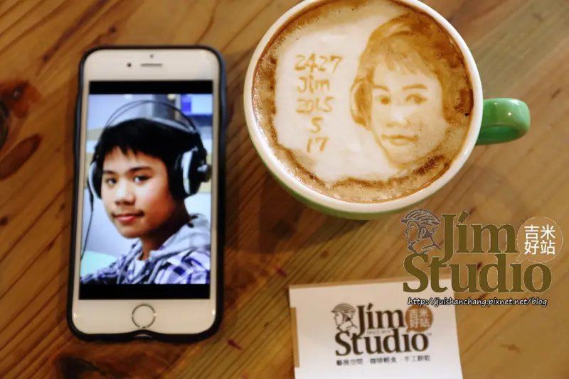 【食║彰化】吉米好站〜只屬於你的咖啡拉花。賣咖啡兼展畫的藝文咖啡館。