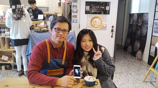 [彰化♥吉米好站 ]喝一杯專屬自己的人像咖啡
