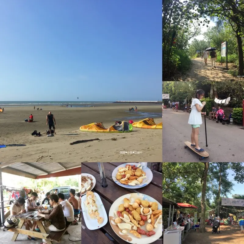 [苗栗竹南]小伴鄉旅。海洋尋寶餐會￤浪花村二手市集。假日之森海灘, 夏日衝浪聖地, 漂流木吊飾DIY, 體驗Land SUP